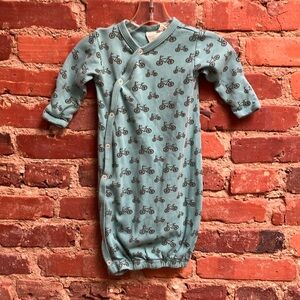Parade Organics 100% Cotton Nightgown, 0-3 months, bicycles!